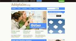 Desktop Screenshot of adoptalos.org